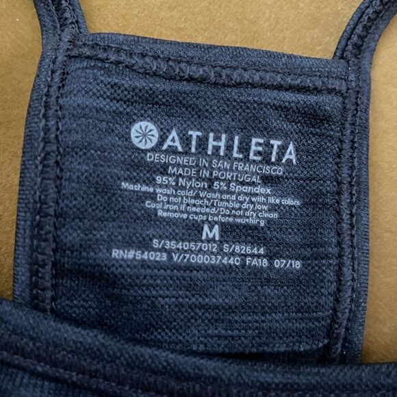 Athleta Halasana Sports Bra Gray size M - Picture 5 of 5